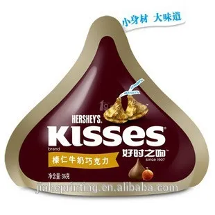 OEM kissed chocolate snack food packaging