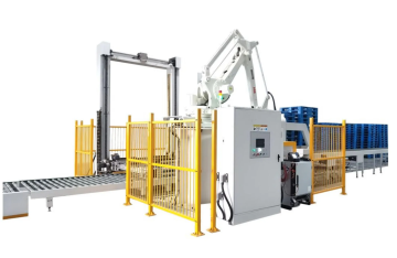 HIGH-CAPACITY ROBOT PALLETIZER FOR CORRUGATED BOXES