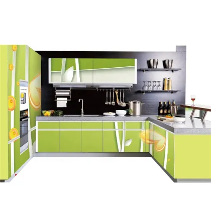 Guangzhou Big Kitchen Cabinets: Popular Ready-Made Simple Kitchen Cabinets in UK
