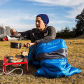 Nouvelle enveloppe de camping Sac de couchage en coton avec capot