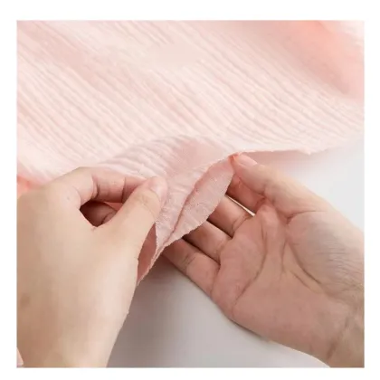 Organic Cotton and Bamboo Muslin Fabric from India