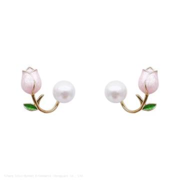2023 Fesyen Super Fairy Reka Bentuk Tulip Pearl Anting -anting - Anting -anting Berkelas Borong