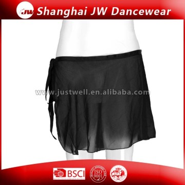 Nice Black Ballet Skirts with Ribbon