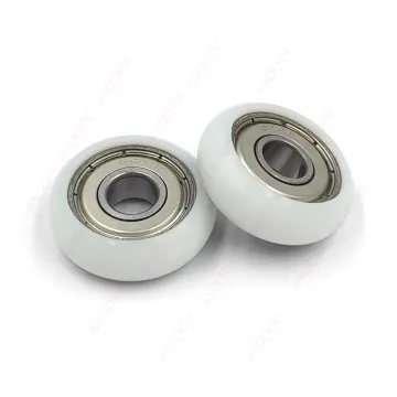 8x28x10mm HXHV Rubber Coated Bearing with Chrome Steel and 608zz Nylon Shell