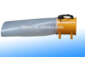 PE film air duct with flame resistant