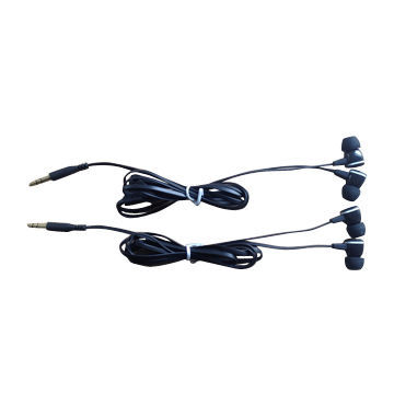 Wired earphones, used in MP3 players/mobiles/computers