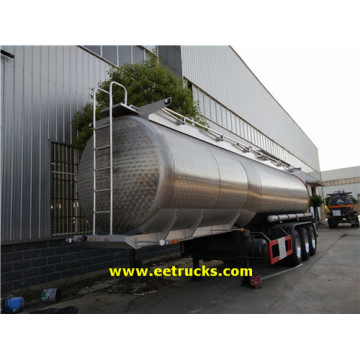 3 Axle 34000L Hydrogen Peroxide Tank Trailers