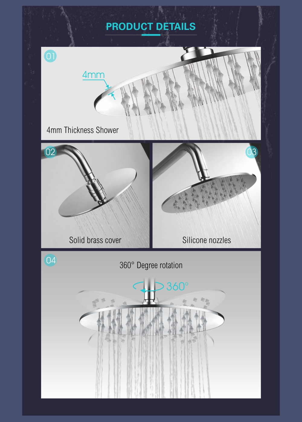 4mm thickness showerhead-3