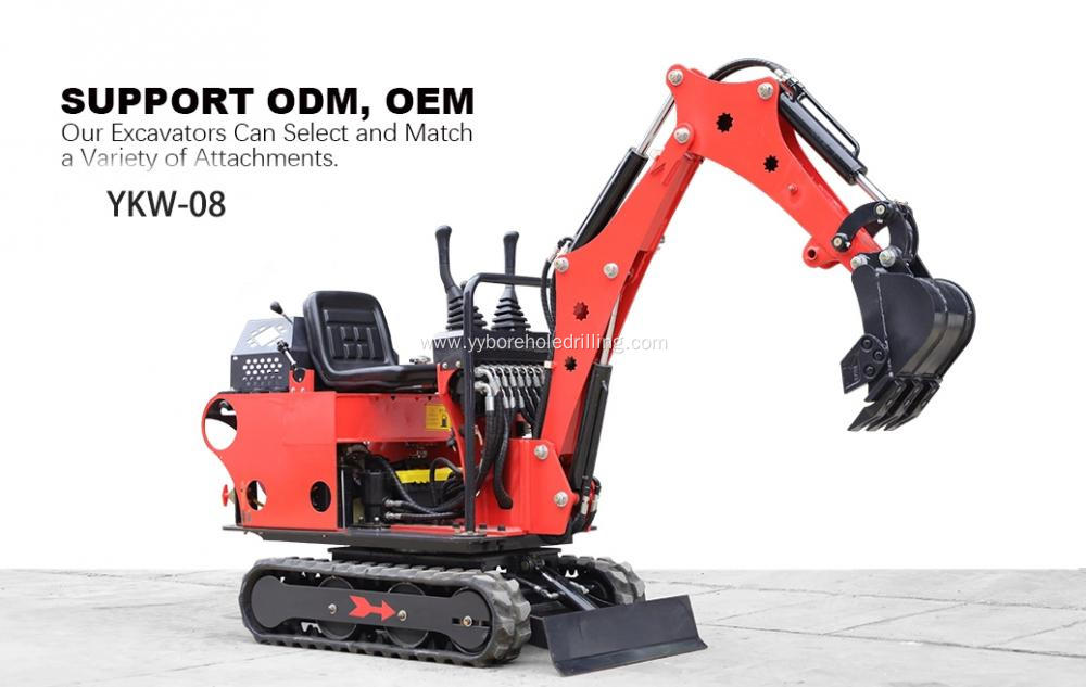 KW-10B mini crawler excavator for sale in Russia