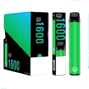 퍼프 XXL 일회용 vape 1600 퍼프 10 색