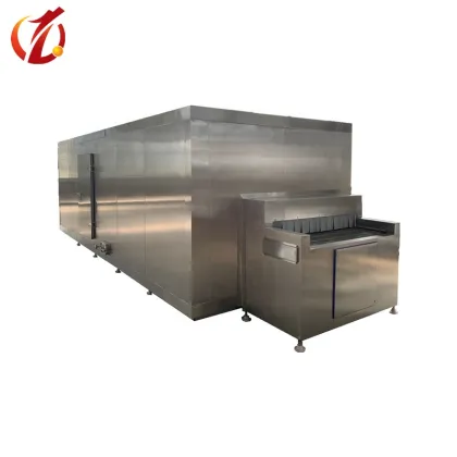 Tunnel Quick Freezing Machine for Frozen French Fries and Dumplings Production Line