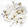 Assorted vintage plastic acrylic christmas beaded charm