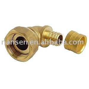 brass press fitting for pex pipe