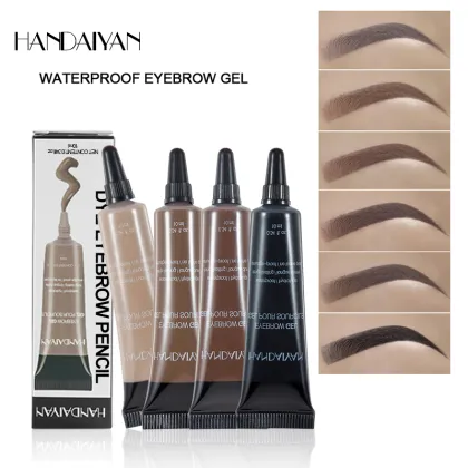 6 Colors Eyebrow Cream Gel Enhancers: Vegan, Waterproof, and Makeup-Friendly Cosmetics