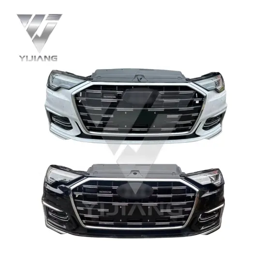 Original Bumper Front Mouth & Bumper Assembly for Audi A6 C8: A Comprehensive Car Body Kit Including Key Components