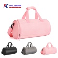 Round Tote Travel Duffle Bags With Shoe Compartment