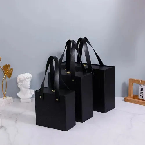 Bolsas de papel de compras ecológicas personalizadas con logotipo