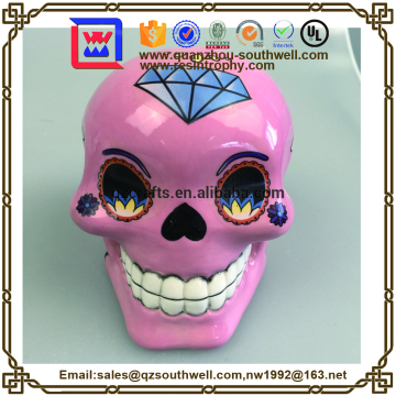 halloween skull head Skull Coin Bank