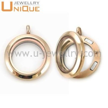 Wholesale glass floating charm photo locket