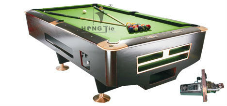 High Quality Of Solid Wood Coin Operated Pool Table