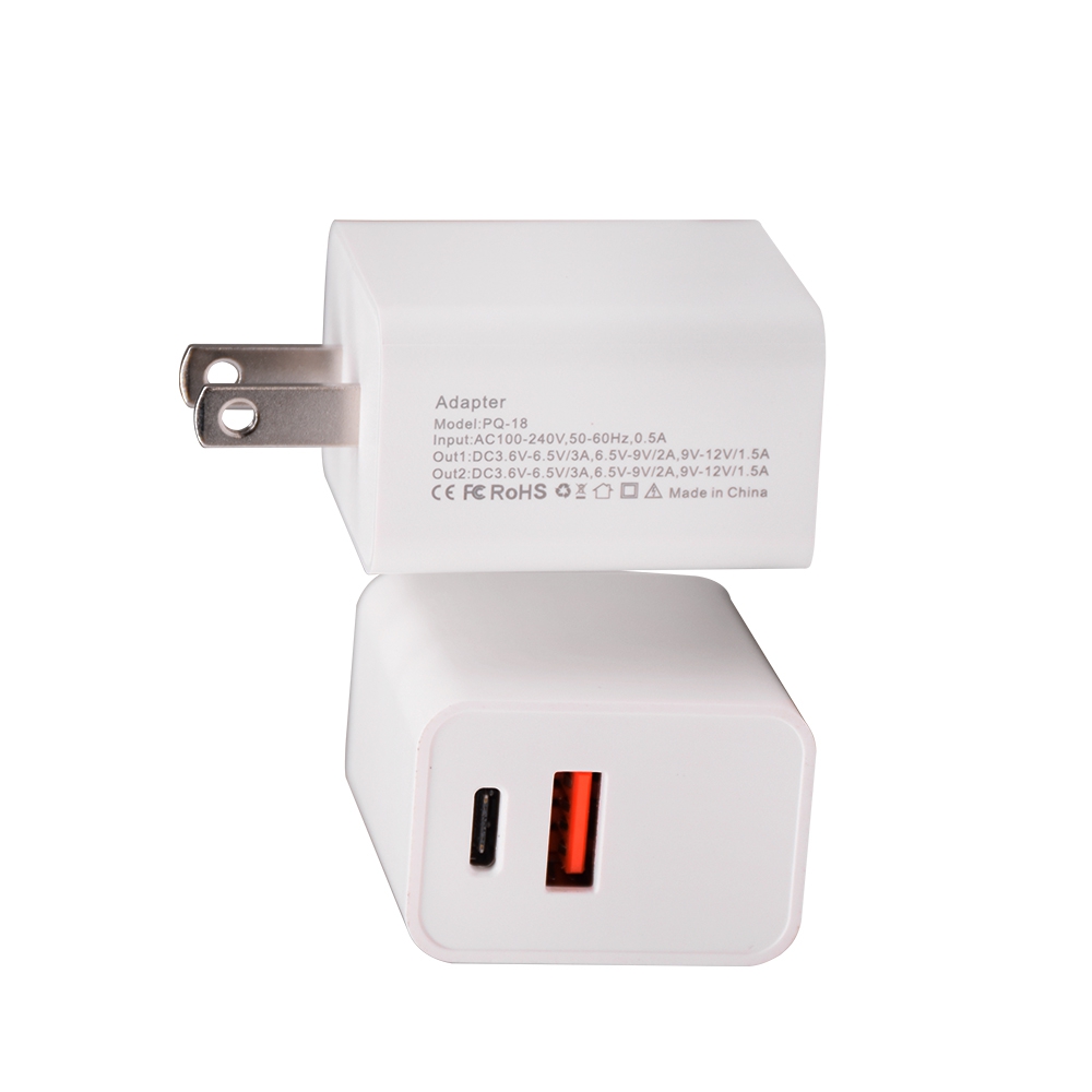 PD 18W QC3.0 Wall socket Power Adapter Charger