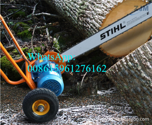 CE Certified Big Diameter Log Cross-Cutting Machine: Portable Chain Sawmill with Vertical Cutting for Wood Slashing