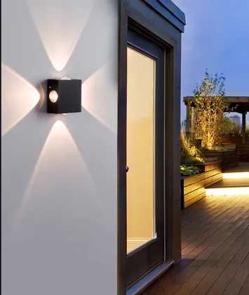 Stairs, modern LED lighting wall lights