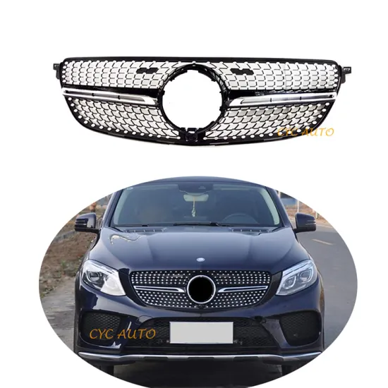 W166 High Quality ABS Front Grille AMG Diamond Grille for Mercedes-Benz GLE Class 2015-2019