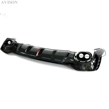 RSQ3 Style Rear Diffuser Fit for Audi Q3 Facelift 2019-2022 with Exhaust Endpipe