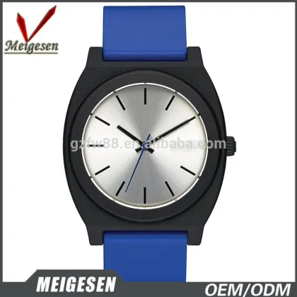 Students Candy Colorful Silicone brand name fashion lady watches & Clock