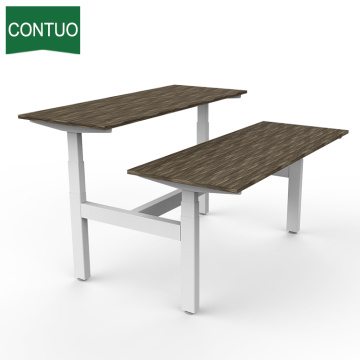 Office Computer Desk With Lift Metal Leg Frame