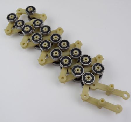 Sch****** Cadena giratoria para escaleras mecánicas 17 pares de rodillos Horquilla simple Sch****** Escalator Rotating Chain 17 pair rollers Single Fork