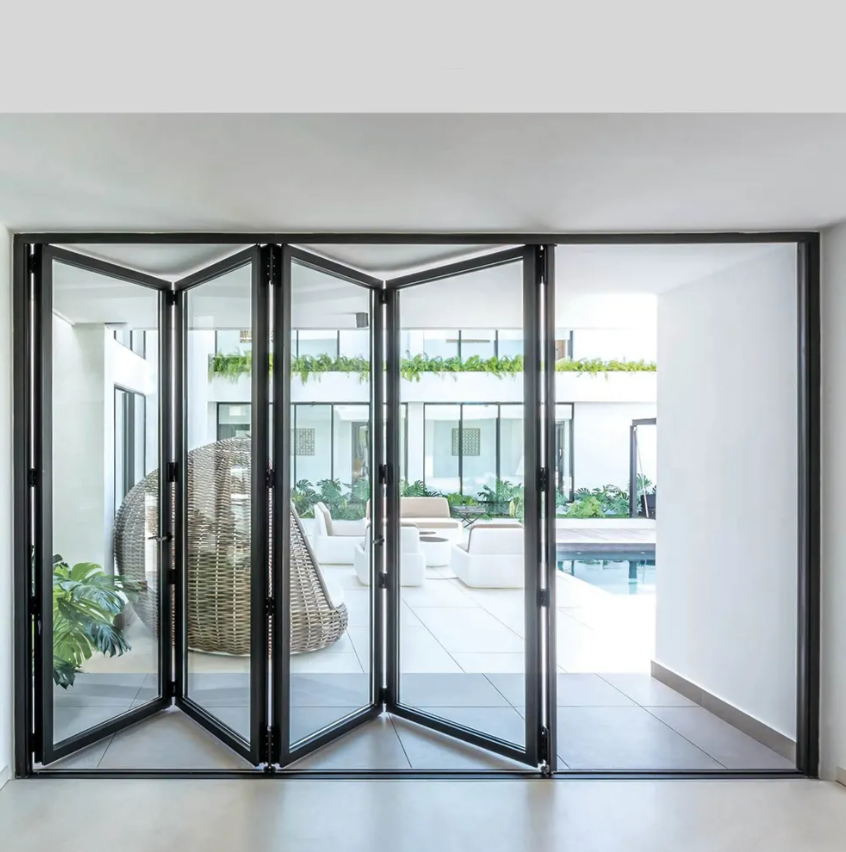 Aluminum Bi-Folding Windows