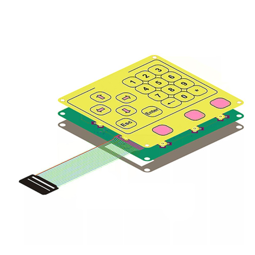 Waterproof Membrane Keypad Graphic Overlay Customization