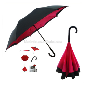 double canopy reverse design innovative upside down umbrella