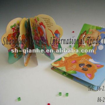 DIY shape educational paper card book