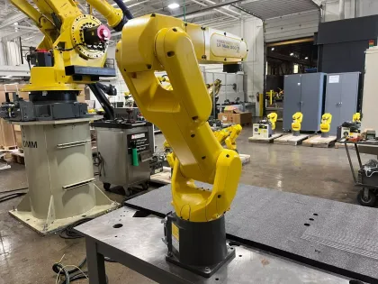 Fanuc 6-Axis LR Mate 200iD/7L Mini Robot for Automated Grinding and Polishing