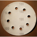 red loop Velcro disc aluminum oxide