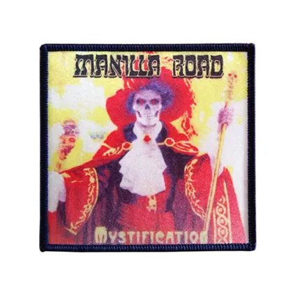 Customized Sublimation Printing Iron on Patches with Merrow Border for Jeans