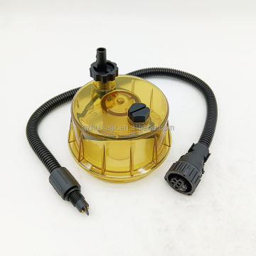 Fuel Water Separator Filter Bowl 11110737 for Volvo Excavators & Trucks - EC240B EC290B EC180 EC220 A25 A30 A35 A40 Spare Parts