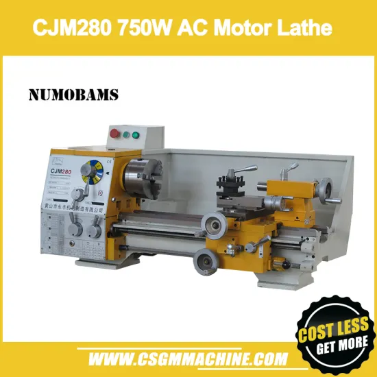 CJM280 Metal Lathe Machine/Stainless steel processing lathe machine/AC 750W Lathe Machine