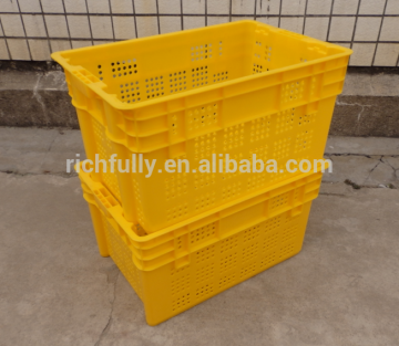Cheap price Dislocation Nestable Colored Plastic Milk Crates for sale