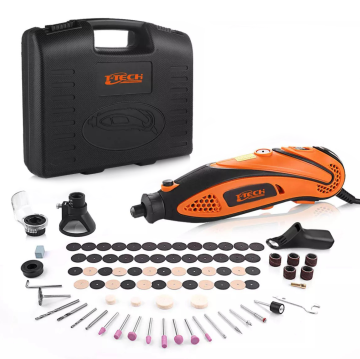 Professional Grade Electric Mini Grinder Kit with 135W Power, Rotating Speeds 10000-32000/min - Ideal for Dremel Tools in EU & UK Markets