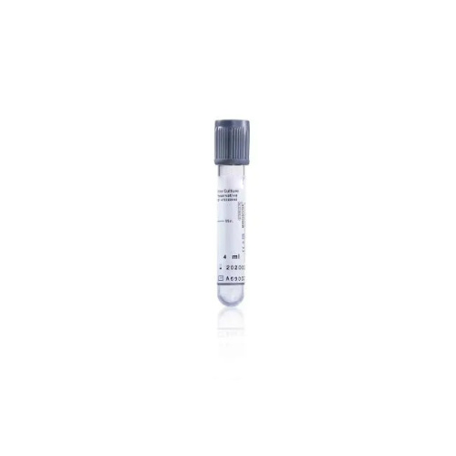 Urine Culture Tube, Grey Cap PET, 4mL