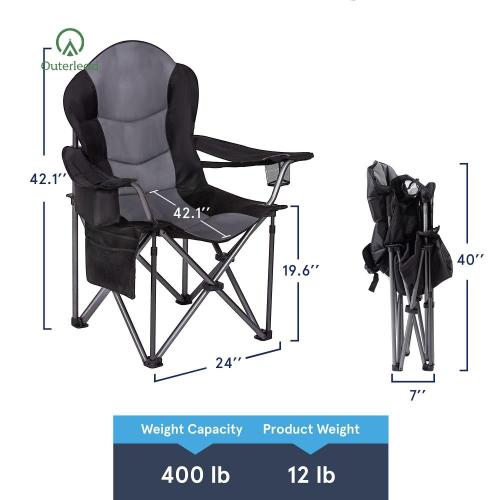 Folding Chair Easy to Carry Outerlead Outdoor Folding Chair Customized Logo 600D Fabric Manufactory