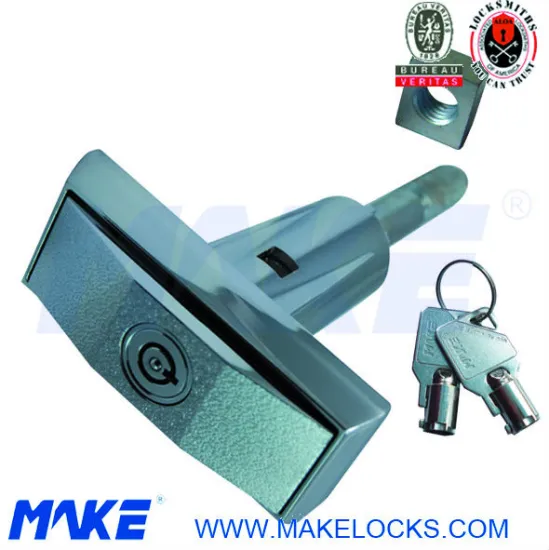 Tubular candy machine lock