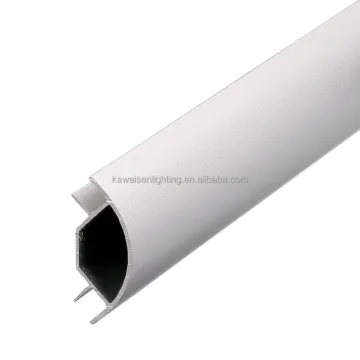 Smooth Surface Aluminum Profiles for Industrial Cases, Cabinets: 3.2mm Groove, R15 Naked Arc Bars