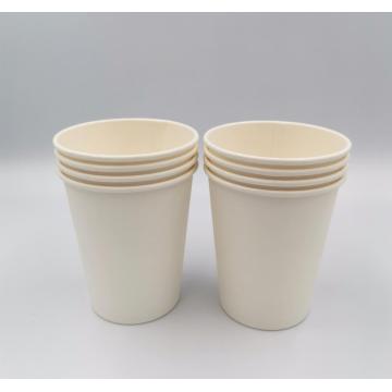 Vasos de papel desechables 100% biodegradables de 12 oz