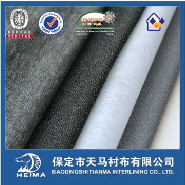 polyester&nylon non woven fusible interlining fabric 9816