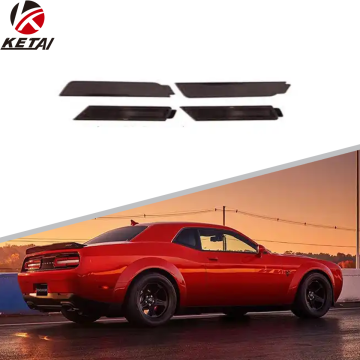ควันสีดำด้านหน้าและอุปกรณ์เสริมด้านหลัง - เครื่องหมายด้านข้างสำหรับ Dodge Challenger 2008-2022